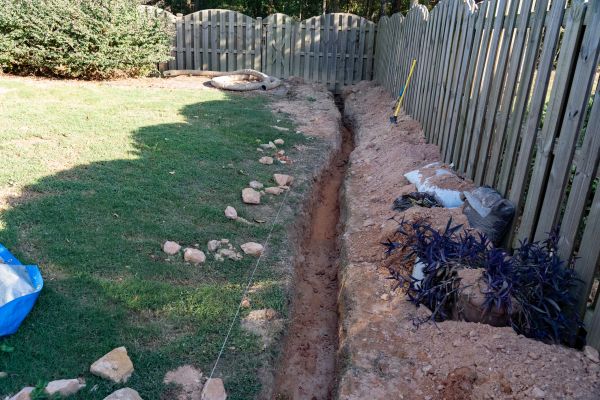 Cost of Trench Drain Installation in Leland